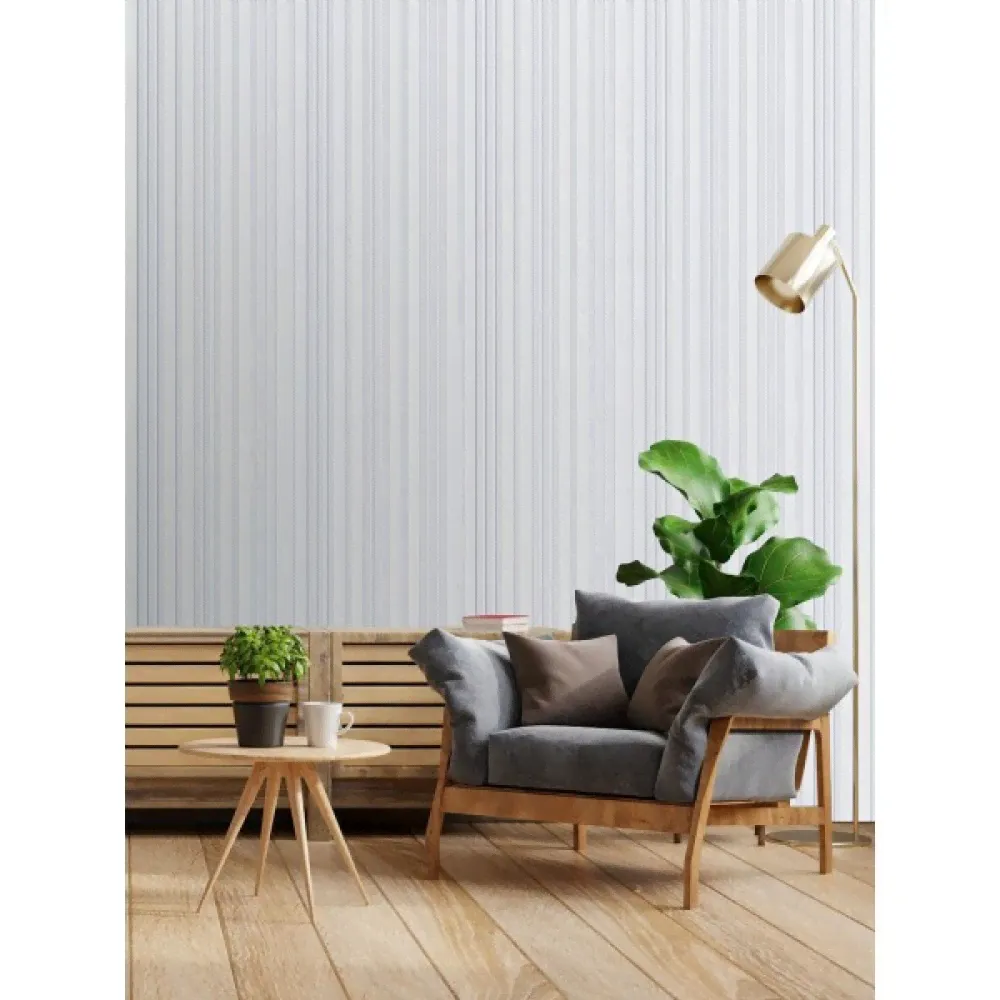 Стеновая панель из полистирола под покраску Hiwood LV121 NP 2700×120×12-1