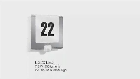 Steinel L224 LED buitenlamp RVS sensor