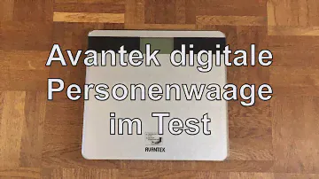 Avantek digitale Personenwaage Test - WAAGEN-TEST.DE