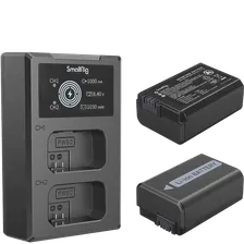 2 аккумулятора NP-FW50 + зарядное устройство SmallRig 3818