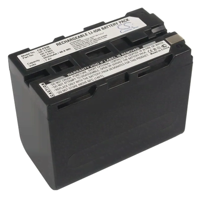 Аккумулятор CS-F930 для Sony p/n: NP-F970, NP-500, NP-F750, NP-F550, NP-F570, NP-F770, NP-330, NP-550, NP-F960, NP-F330, NP-530, NP-F950