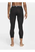 Siyah - Gri - Gümüş Erkek Tayt DD1919-010 M NP DF 3QT TIGHT