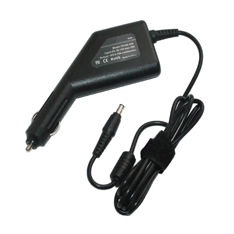 Автомобильная зарядка для Samsung NP-Q210, NP-Q310, NP-Q320, NP-R410, NP-R460, NP-R50, NP-R505, NP-R510, 19.0В, 4.74А
