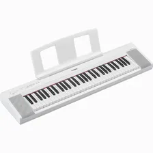 YAMAHA NP-15 WHITE KEYBOARD WITH TOUCH-SENSITIVE KEYS