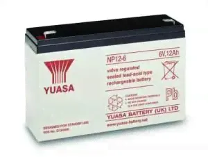 Аккумулятор 6В 12А.ч YUASA NP 12-6 YUASA NP 12-6