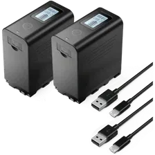 Аккумулятор Powerextra NP-F980L 74.37 Вт*ч (2 шт.)