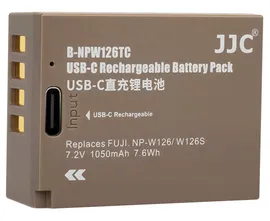 Аккумулятор JJC типа Fujifilm NP-W126S с зарядным портом Type-C