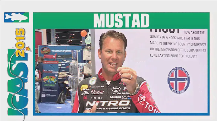Mustad Grip Pin Max 3X Punch Hook with Kevin VanDam | ICAST 2015