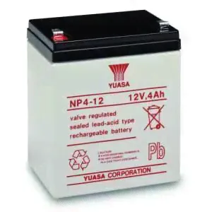 Аккумулятор 12В 4А.ч YUASA NP 4-12 YUASA NP 4-12