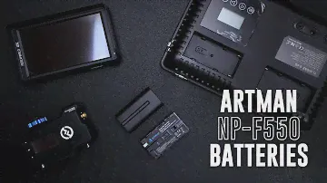 Super Affordable Artman NP-F550 Batteries - Perfect for LED Lights, Field Monitors