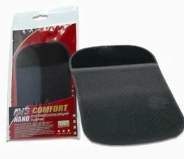 Коврик противоскользящий AVS NANO NP-002 BLACK липучка черный (15х9 см)