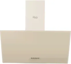 Вытяжка наклонная "Oasis" NP - 60 I (FR) кнопка, LED, 500 м³/ч, бежевая, 60см