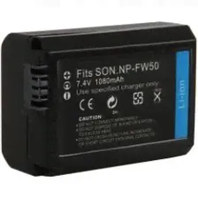 Аккумулятор FUJIMI NP-FW50 Батарея для фотоаппарата Sony