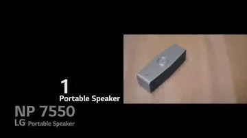 LG NP 7550 Portable Speaker TEST 포터블 스피커