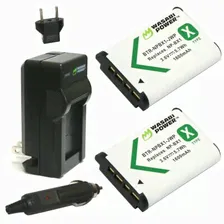 Wasabi Power Battery (2-Pack) and Charger for Sony NP-BX1 NP-BX1/M8
