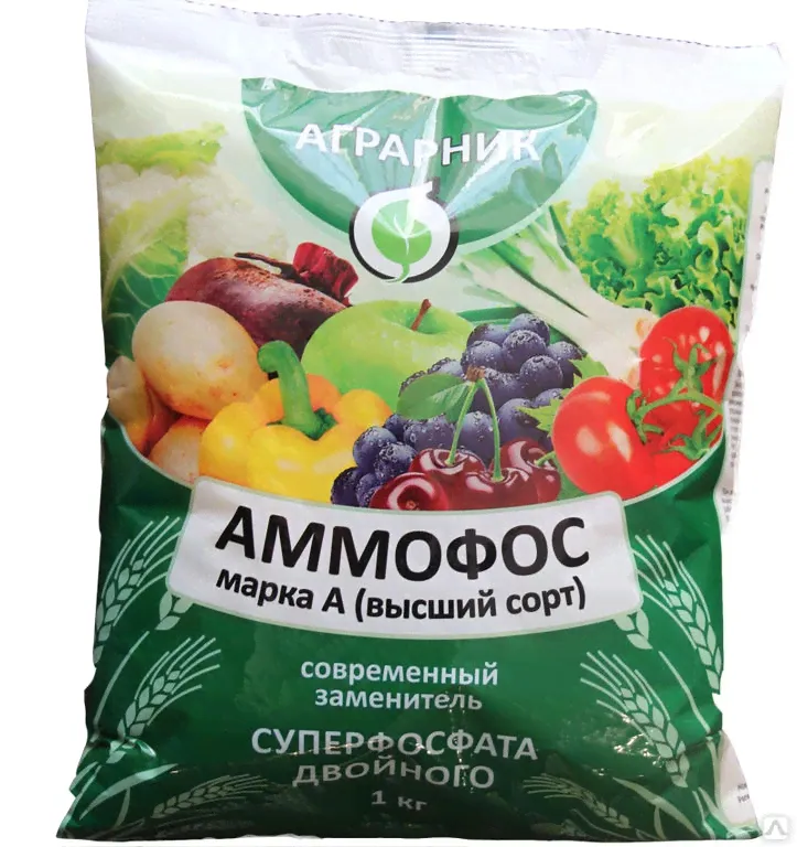 Удобрение Аммофос NP 12:52 Аграрник 1 кг