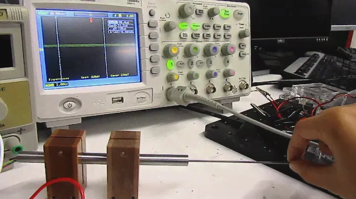 LVDT sensor in action